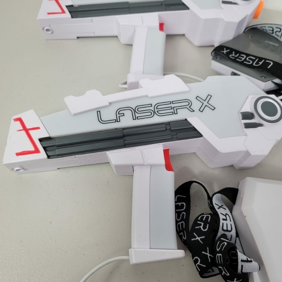 Laser X Two Player Revolution Double Blasters Battery Operated Laser Tag Gaming - Picture 5 of 8